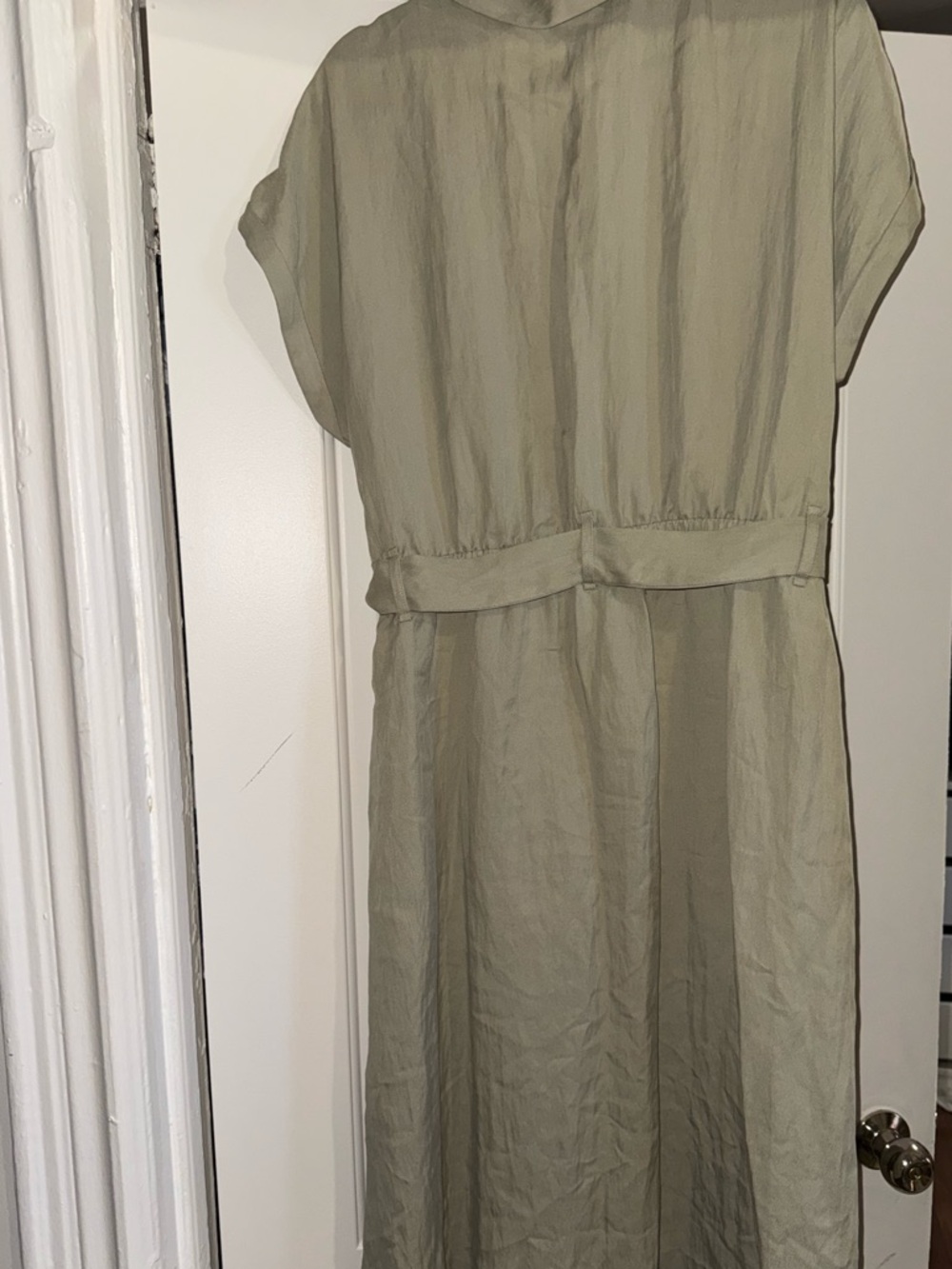 a new day Olive/Sage Green Button-Front Midi /Maxi Dress - Picture 7 of 7